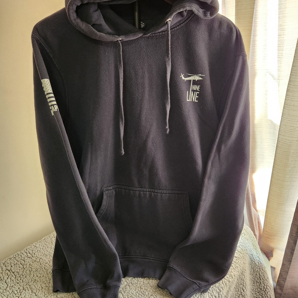 Nine Line Men's Navy Hoodie